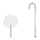 Meir Chrom Badewannenarmatur-Set rund - Set 5