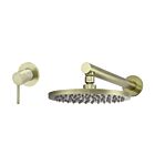 Meir Messing Duscharmatur-Set rund - Set 1