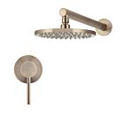 Meir Roségold Duscharmatur-Set rund - Set 1