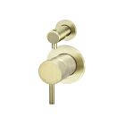 Meir Messing Wand-Einhebelmischer mit Umsteller rund Rosette klein