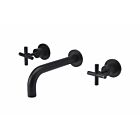 Meir schwarzes Einstellgriffe-Set Kreuzform - Set 4