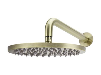 Meir Messing Regendusche-Set rund - Set 3