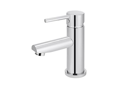 Meir Chrom Waschbeckenarmatur rund mit geradem Auslauf