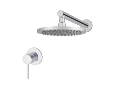Meir Chrom Duscharmatur-Set rund - Set 1