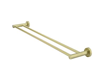 Meir Messing Handtuchhalter rund doppelt 60 cm