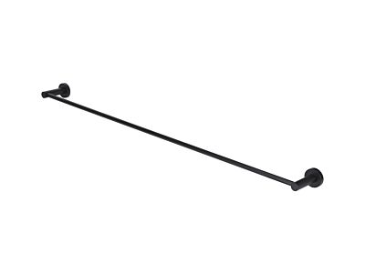 Meir schwarzer Handtuchhalter rund einfach 90 cm