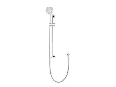 Meir Chrom Handbrause rund mit Gleitschiene