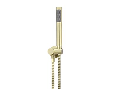 Meir Messing Stab-Handbrause mit Halterung